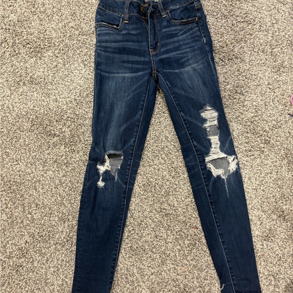 American Eagle Distressed Skinny Jeans